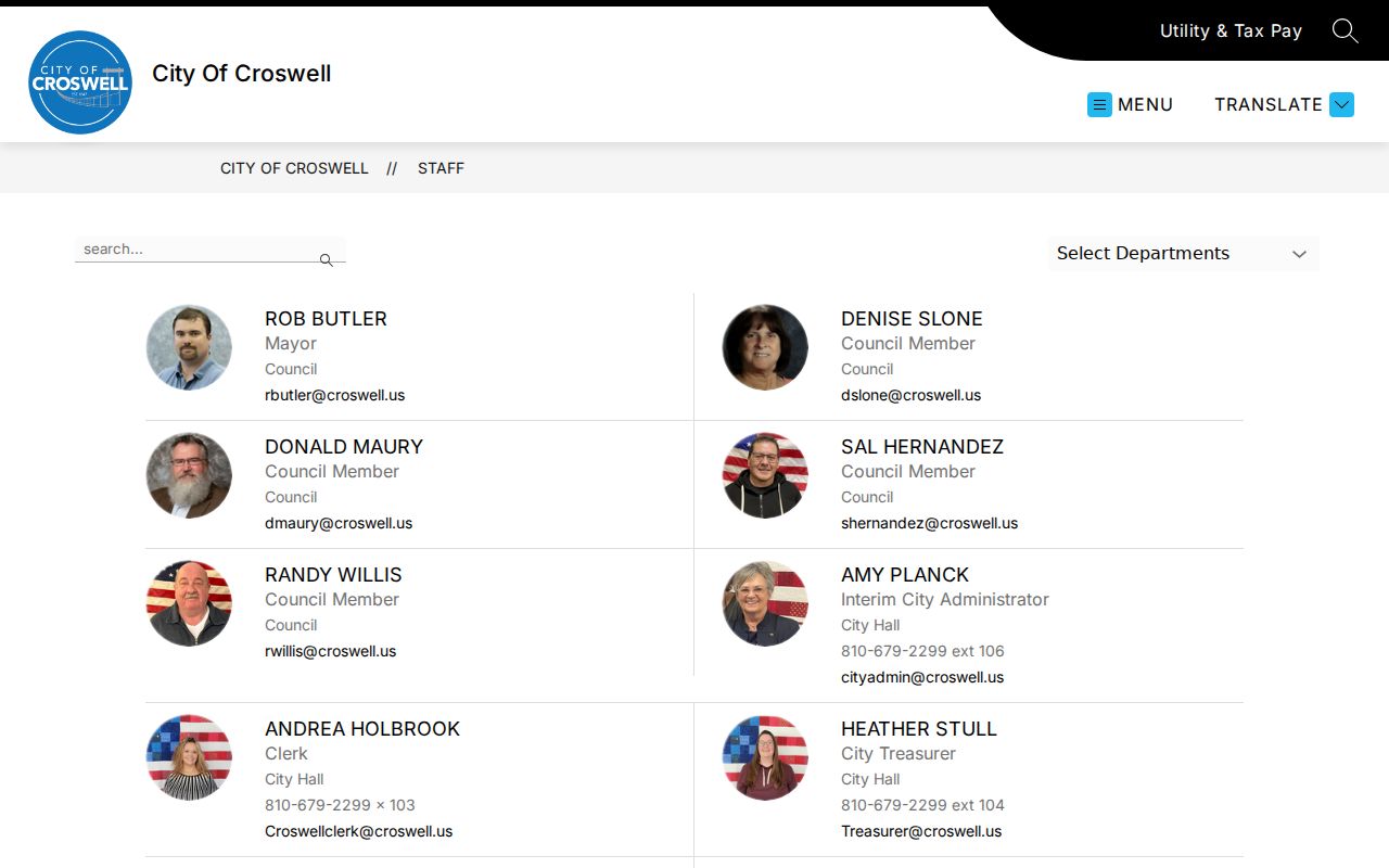 Croswell court docket municipal staff information source