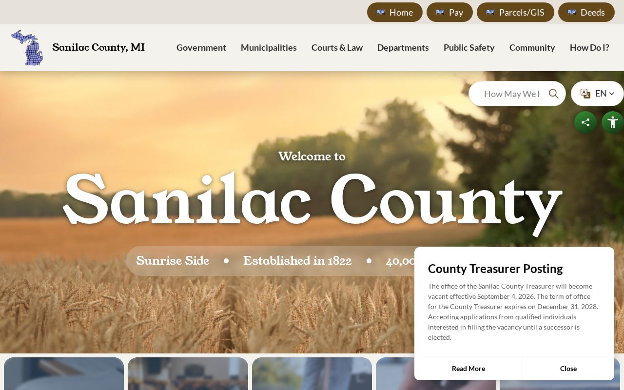 Sanilac County court docket county navigation source